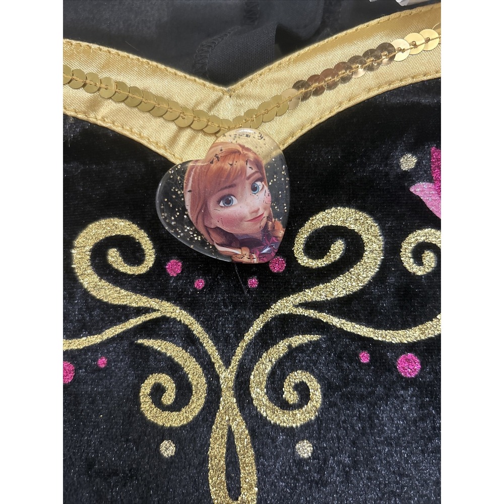Disney Frozen Anna Princess Dress Halloween Costume Kids M 8-10 Long Sleeve - Picture 4 of 12